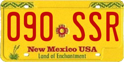 NM license plate 090SSR