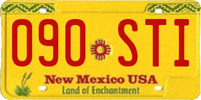 NM license plate 090STI