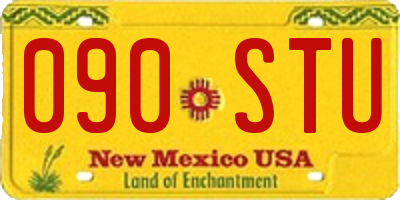 NM license plate 090STU