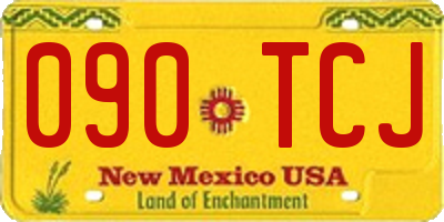 NM license plate 090TCJ