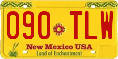 NM license plate 090TLW