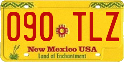 NM license plate 090TLZ