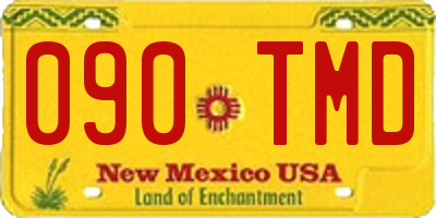 NM license plate 090TMD