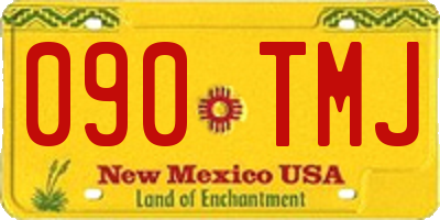 NM license plate 090TMJ