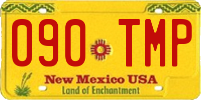 NM license plate 090TMP