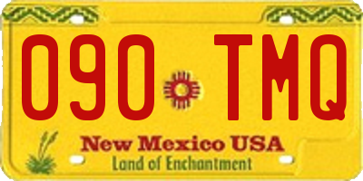 NM license plate 090TMQ