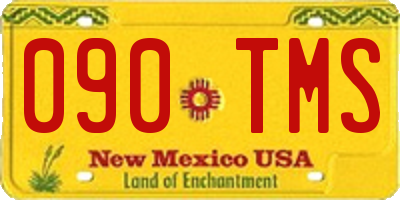 NM license plate 090TMS