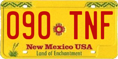 NM license plate 090TNF