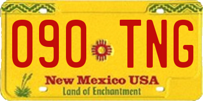 NM license plate 090TNG