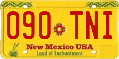 NM license plate 090TNI