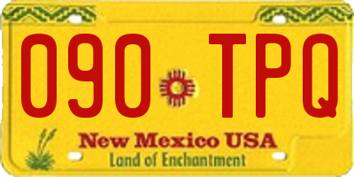 NM license plate 090TPQ