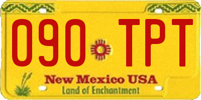 NM license plate 090TPT