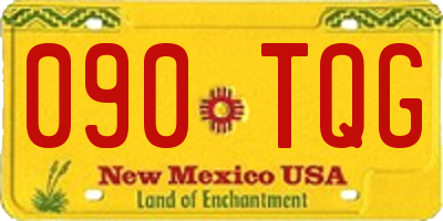 NM license plate 090TQG