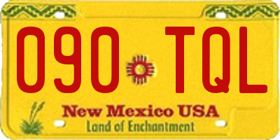 NM license plate 090TQL