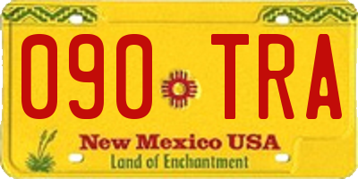 NM license plate 090TRA