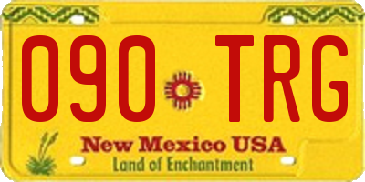 NM license plate 090TRG