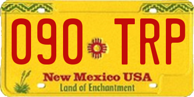 NM license plate 090TRP