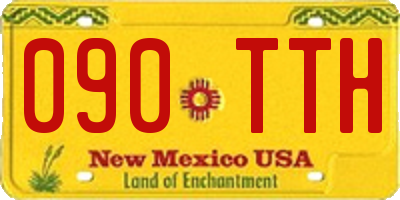 NM license plate 090TTH