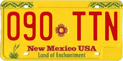 NM license plate 090TTN