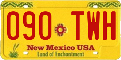 NM license plate 090TWH