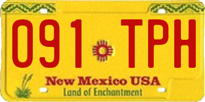 NM license plate 091TPH