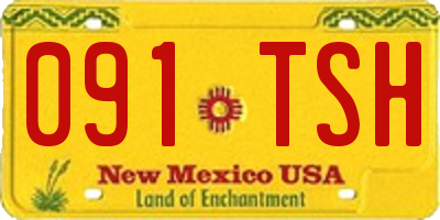 NM license plate 091TSH