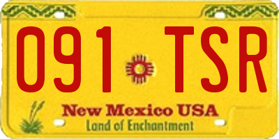 NM license plate 091TSR