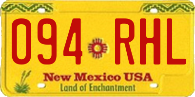 NM license plate 094RHL