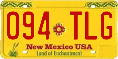 NM license plate 094TLG