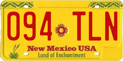 NM license plate 094TLN
