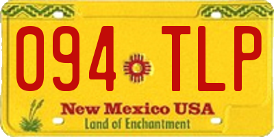 NM license plate 094TLP