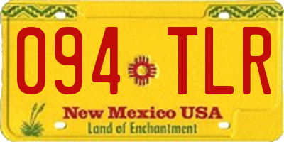 NM license plate 094TLR