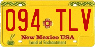 NM license plate 094TLV