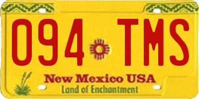 NM license plate 094TMS