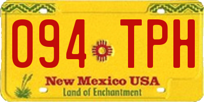 NM license plate 094TPH