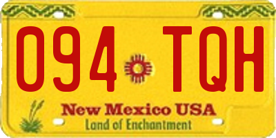 NM license plate 094TQH
