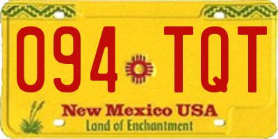 NM license plate 094TQT