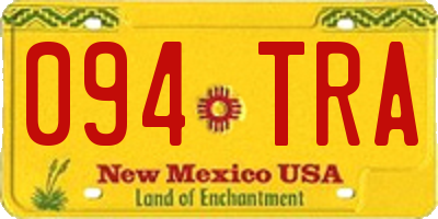 NM license plate 094TRA