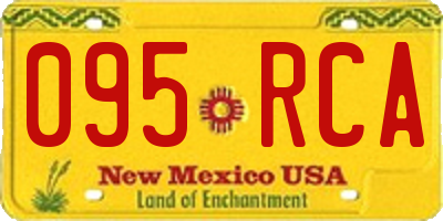 NM license plate 095RCA