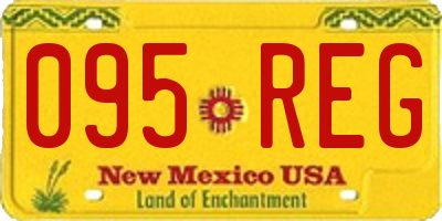 NM license plate 095REG