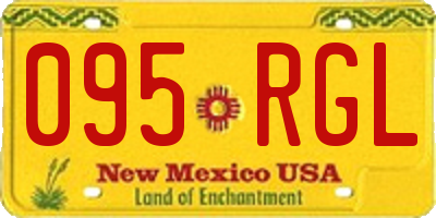 NM license plate 095RGL