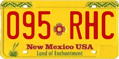 NM license plate 095RHC