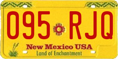 NM license plate 095RJQ