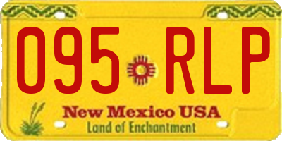 NM license plate 095RLP