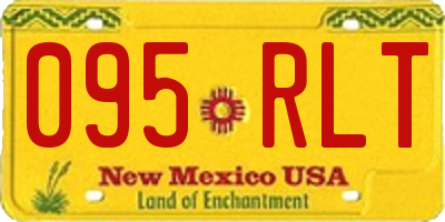 NM license plate 095RLT