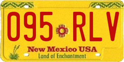 NM license plate 095RLV