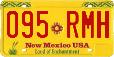 NM license plate 095RMH
