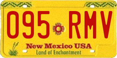 NM license plate 095RMV