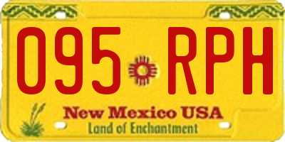 NM license plate 095RPH