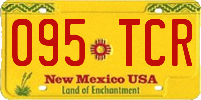 NM license plate 095TCR